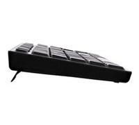 T'nB Classy - Clavier - rechargeable - sans fil - 2.4 GHz, Bluetooth - AZERTY - Français - noir - boîte G