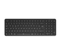 TNB Clavier Compact Slim Pro sans fil rechargeable - Bluetooth et Dongle USB-A 2,4 GHz - AZERTY - Noir