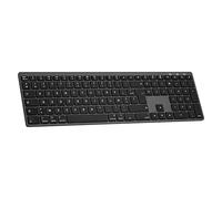 T'nB - Clavier Mac sans Fil Bluetooth Rechargeable Ultra Fin - AZERTY (FR), Structure en Métal, Touches Ciseaux, Autonomie Longue, USB-C - Noir Et Gris