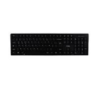 TNB Clavier Sans fil Classy+ rechargeable - Bluetooth + Récepteur USB-A 2,4 GHz - AZERTY - Noir