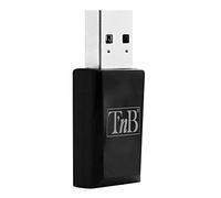T'nB - Clé Wi-FI Nano, Connexion AC 1300 Mbps | Noir, Double Bande 2,4 et 5 GHz, USB, Débit Jusqu'à 1300 Mbps, Compacte et Idéale pour Ordinateur