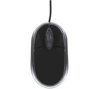 T'nB Souris filaire Clicky Way ultra compacte 3 boutons USB-A noire