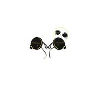 T'nB Clip Sport - Ecouteurs - sur-oreille - montage sur l'oreille - filaire - jack 3,5mm - noir, jaune