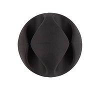 T'nB CLIP2BK Pack de 6 Passe câbles pour 2 câbles Noir