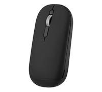T'nB - Color 3, Souris sans Fil Bluetooth Et USB, Ultra Fine avec Dragonne Rétractable, Connexion Instantanée, Silencieuse, Compatible Windows Mac Linux, Autonomie Longue Durée - Noir