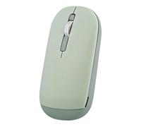 T'nB - Souris Color Dual Connect, 2 en 1, Bluetooth et dongle sans Fil USB-A, élégante et Ultra Fine, Connexion Plug&Play, Dragonne Pratique, Veille Automatique - Vert