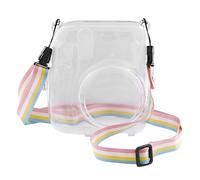 T'nB - Coque Instax Mini 11, Protection Transparente avec Bandoulière | Compatible avec Fujifilm Instax Mini 11, Utilisation sans Retirer la Coque, Bandoulière Réglable, Collection Lensy