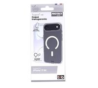 T'nB - Coque iPhone Transparente MagSafe, Protection Antichoc TPU Souple et PC Rigide Compatible Recharge sans Fil Résistante Anti Rayures - Transparent