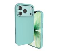 T'nB - Coque Silicone pour iPhone 17 Pro, Protection Anti-Chocs, Doublure Microfibre, Finition Soft Touch, Accès Complet aux Boutons et Connectiques - Vert Menthe