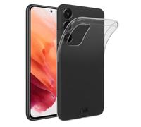 T'nB - Coque Silicone Samsung S25 Fan Edition, Protection Souple Anti Chocs et Rayures, Accès Total Boutons et Connectiques, Design Transparent Fin et Léger - Transparent