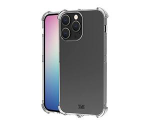 T'nB - Coque Souple pour iPhone 14 Pro Apple en Silicone, Taille 6,12 Pouces, Etui Translucide avec 4 Coins renforcés pour Une Protection optimale, Anti-Chocs et Dos Anti Rayures - Transparent