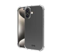 T'nB - Coque Souple pour iPhone 16 Apple en Silicone, Taille 6,12 Pouces, Etui Translucide avec 4 Coins renforcés pour Une Protection optimale, Protection Anti-Choc et Dos Anti Rayures - Transparent