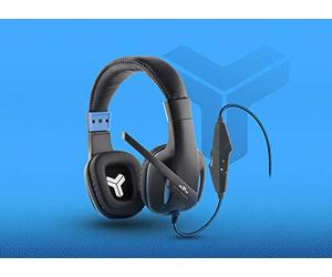 T'nB CSMGAME Casque PC Gaming avec Câble USB 2.0 Noir/Bleu