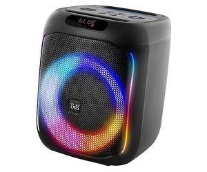T'nB Cube Blaster - Enceinte Bluetooth, Puissance 40 W RMS | Enceinte Portable avec Micro Filaire, Karaoké, LED RGB, USB, Carte SD, Jack 3,5 mm et 6,35 mm, Fonction Stéréo