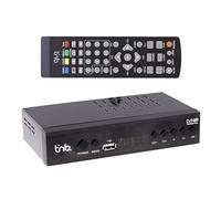 T'nB - Décodeur TNT2 Full HD avec Recherche Automatique/Manuelle, HDMI & Péritel, Enregistrement USB, Guide TV 7 Jours, Son Dolby Digital - Noir