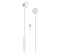 Ecouteurs T'nB SA T'nB CURV - Ecouteurs avec micro - intra-auriculaire - filaire - Lightning - blanc