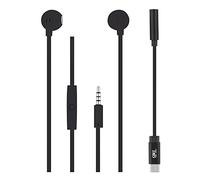 T'nB - Écouteurs Filaires USB C et Jack 3,5 Mm avec Micro, Noir