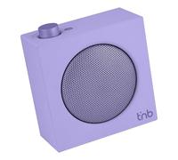 T'nB - Enceinte Bluetooth Rainbow Cube, Son Clair et Équilibré 5 W, Autonomie 10 H, TWS Stéréo, Radio FM, Carte Micro SD, Entrée Jack 3,5 mm, Format Compact 10 x 10 cm - Violet Lilas