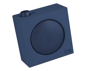 T'nB - Enceinte Bluetooth Rainbow Cube, Son Clair et Équilibré 5 W, Autonomie 10 H, TWS Stéréo, Radio FM, Carte Micro SD, Entrée Jack 3,5 mm, Format Compact 10 x 10 cm - Bleu Nuit