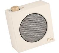 T'nB - Enceinte Bluetooth Rainbow Cube, Son Clair et Équilibré, Puissance 5 W - Blanc Ivoire Blanc