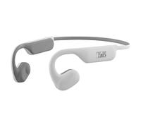 T’NB - Ecouteurs Bluetooth sans Fil Supra-auriculaire, Casque Conduction Osseuse, Design avec Contrôle Tactile et Boitier De Charge- Blanc