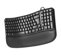 T'nB Clavier ERGO – Ergonomique filaire AZERTY Français USB-C Noir
