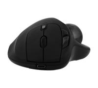 TNB ERGO DUAL CONNECT rechargeable ergonomic trackball mouse black
