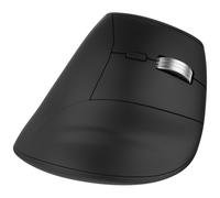 T'nB - Souris Infinite Ergonomique Verticale, 4800 DPI, Molette Débrayable, Double Mode Bluetooth et Dongle USB, Batterie Rechargeable Longue Durée - Noire
