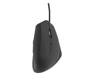 T'nB Ergo Verti - Souris Ergonomique Filaire, Verticale | 1600 DPI, Clics Silencieux, USB, Windows, macOS et Linux, Noir