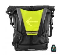 T'nB - Gilet signalétique avec LED directionnelles Urban Moov Jaune Noir et Jaune 40 x 30 x 1cm