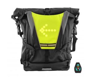 T'nB - Gilet signalétique avec LED directionnelles Urban Moov Jaune Noir et Jaune 40 x 30 x 1cm