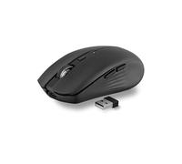 T'nB - Souris - double connexion, rechargeable - 6 boutons - sans fil - Bluetooth, 2.4 GHz - récepteur sans fil USB - noir