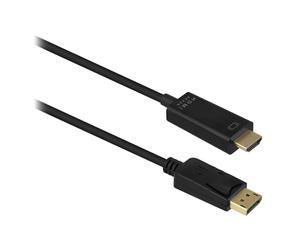 T'nB HDMIDP2 câble vidéo et adaptateur 2 m DisplayPort HDMI Type A (Standard) Noir
