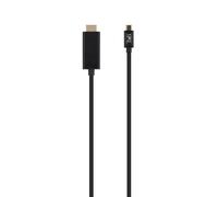 T'nB HDMIUSBC câble vidéo et adaptateur 2 m HDMI Type A (Standard) USB Type-C Noir
