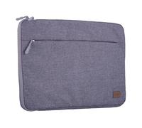 T'nB - Housse pour Ordinateur Portable de 15 Pouces, Mémoire de Forme de 5 cm pour Une Meilleure Protection, Soft Touch à l'intérieur, Poche Avant, Waterproof, RPET - Gris
