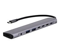 TNB iClick 8in1 USB-C Hub - aluminum