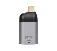 Adaptateur USB Type C T'nB iClick vers RJ45 4K Ultra HD (Argent)