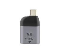 T'nB iClick - Adaptateur vidéo - 24 pin USB-C (M) pour Mini DisplayPort (F) - support 4K, support pour 8K60Hz - gris foncé