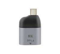 T'nB iClick - Adaptateur vidéo - USB-C (M) pour DisplayPort (F) - support pour 8K60Hz - gris foncé
