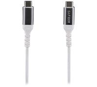 T'nB iClick - Câble USB - 24 pin USB-C (M) pour 24 pin USB-C (M) - 5 A - 2 m - jusqu'à 100 W de puissance de chargement - blanc