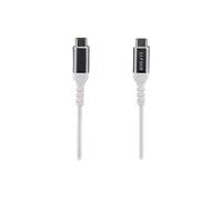 T'nB iClick - Câble USB - 24 pin USB-C (M) pour 24 pin USB-C (M) - 5 A - 2 m - jusqu'à 100 W de puissance de chargement - blanc