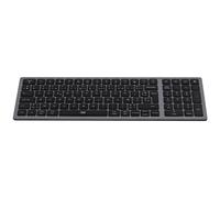 T'nB iClick - Clavier - ultra-mince, rechargeable - sans fil - Bluetooth 3.0 - AZERTY - Français - gris, bleu profond