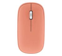 T'nB - Souris iClick Color Dual Connect, 2 en 1, Bluetooth et dongle sans Fil USB-A, élégante et Ultra Fine, Connexion Plug&Play, Veille Automatique - Rouge