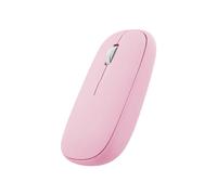 T'nB iClick DUAL CONNECT - Souris - 3 boutons - sans fil - Bluetooth, 2.4 GHz - récepteur sans fil USB - rose - boîte de suspension