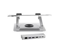 T'nB iClick - Station d'accueil + support pour ordinateur portable - USB-C - HDMI - 1GbE