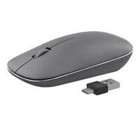 T'nB iClick TRIPLE CONNECT - Souris - optique - 3 boutons - sans fil - Bluetooth - récepteur sans fil USB - gris foncé G