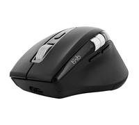 T'nB INFINITEPRO - Souris - ergonomique - rechargeable, molette de défilement double - 7 boutons - sans fil - Bluetooth - récepteur sans fil USB - noir
