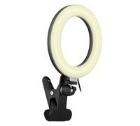 TNB Influence Anneau LED 6'' avec pince - Noir