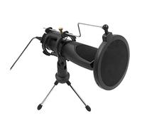 T'nB - Influence Microphone Omnidirectionnel A Condensateur, Son De Qualité pour Ordinateur De Bureau, Idéal pour Streaming, Youtubeur, Podcast - Noir