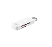 T'nB Lecteur de cartes READERSD3 SD/microSD USB 3.0 Ultra-rapide et compact Blanc